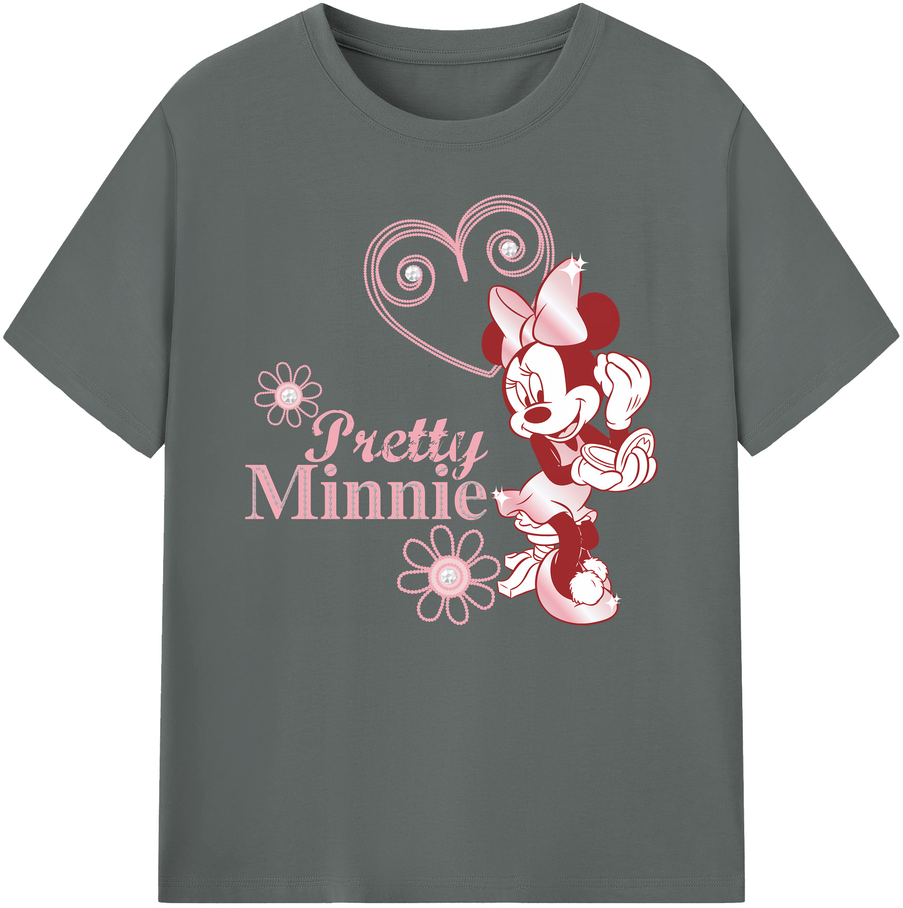 ミッキーマウス Mickey Mouse 綿100％ メンズ半袖Tシャツ｜肌触りやわらか＆通気性